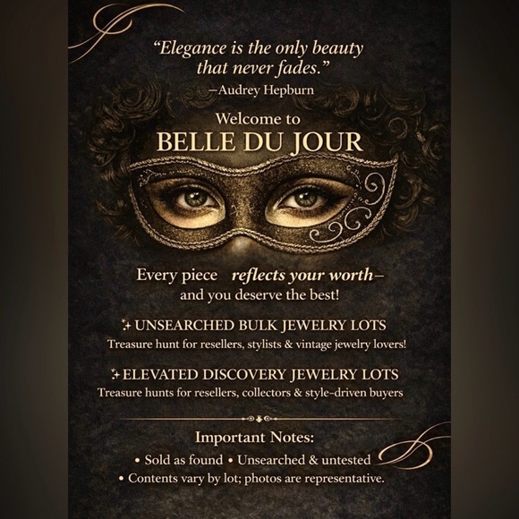 Huge 2 LB Vintage modern Jewelry Lot MYSTERY BOX Gold Silver Rhinestones pearls - Picture 4 of 9